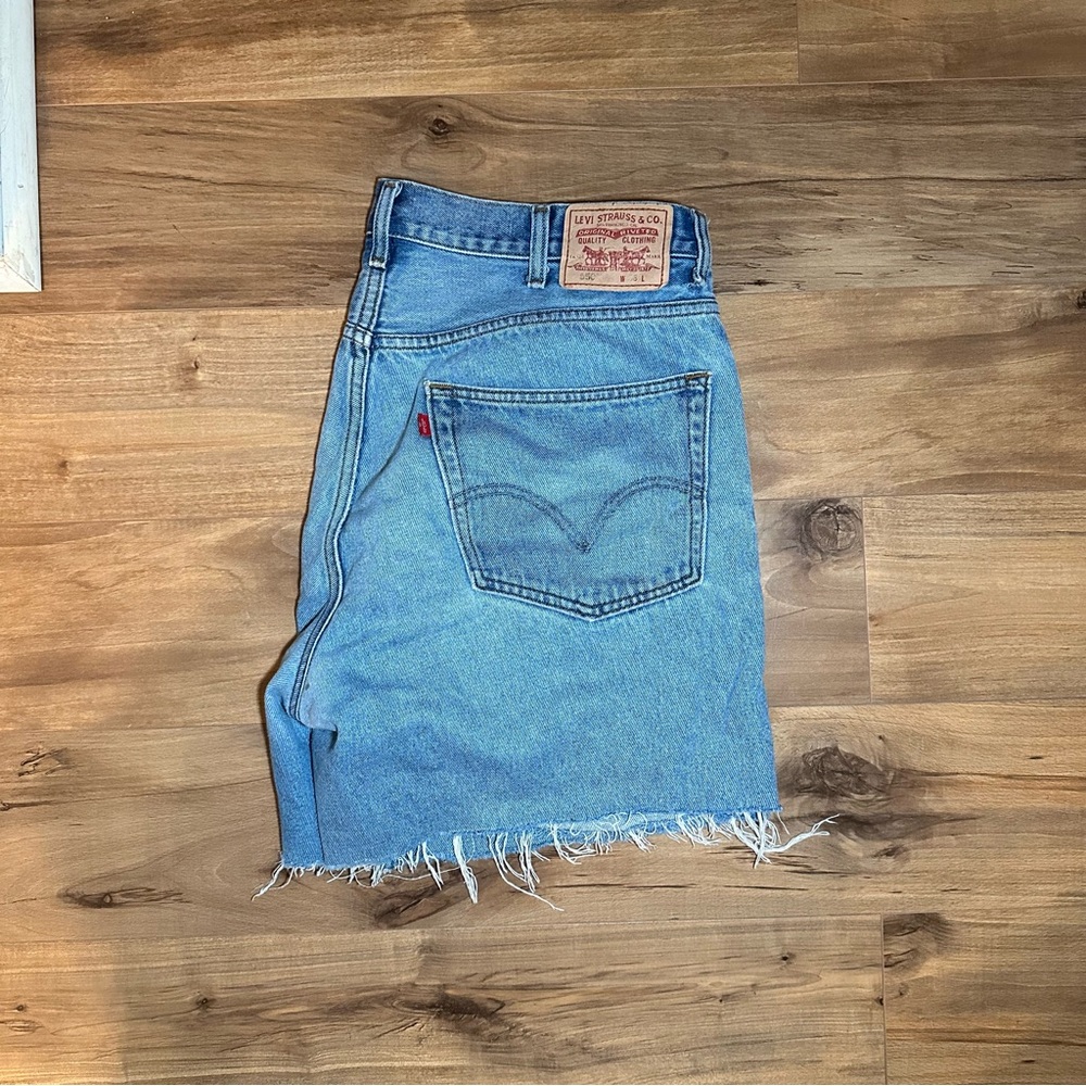 Levi’s denim Jean dad shorts 550 relaxed fit size W38